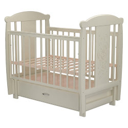 Детская кроватка Valle Bunny 05 маятник продольный с ящиком