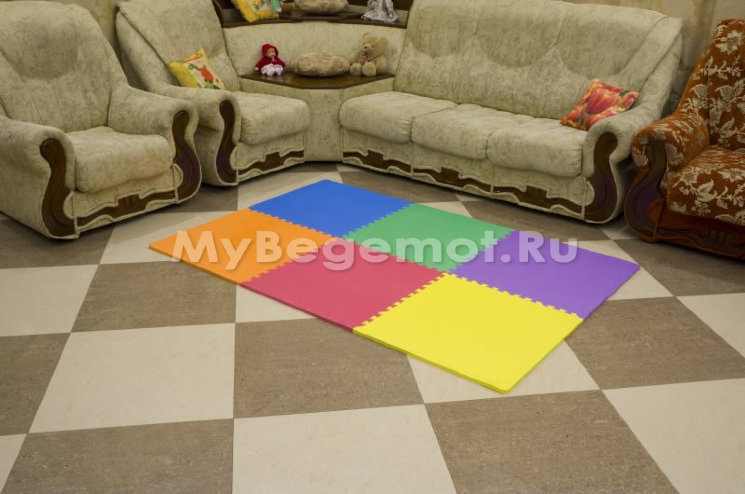 Набор мягких плиток коврик-пазл Funkids™ "Симпл-24-10"