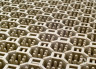 Модульное грязезащитное ПВХ покрытие OPTIMA DUOS 250x250x9мм, синее.