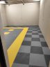 Модульное напольное ПВХ покрытие M-TILE HARD STEEL, RAL 9005, Черный.