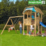 Детский игровой городок Jungle Gym Barn + Swing Module Xtra