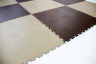 Модульное напольное ПВХ покрытие SENSOR WOOD, RAL 3020, красный.