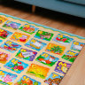 Коврик для ползания FunKids™ Big-15 «Страна Динозавров / Азбука», двусторонний.