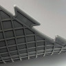 Модульное напольное ПВХ покрытие SENSOR STONE, RAL 9005, черный.