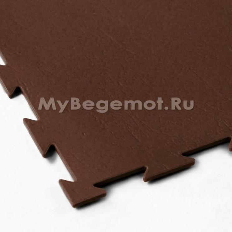 Модульное напольное ПВХ покрытие SENSOR STONE, RAL 8025, коричневый.